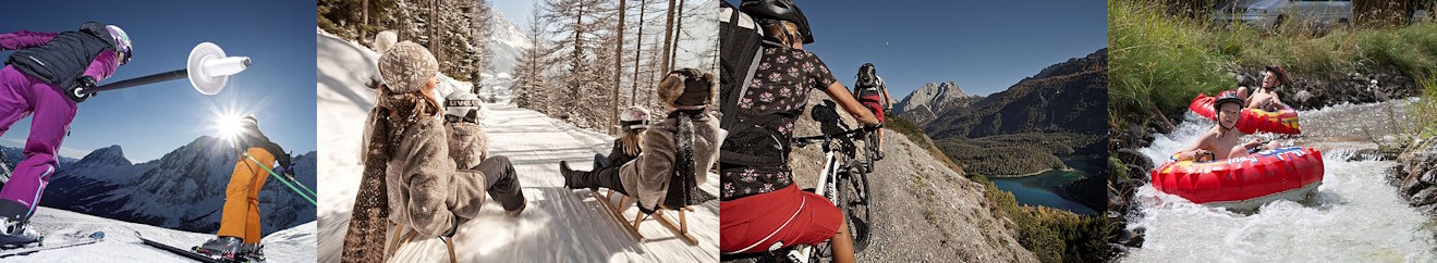 Aktiv im Sommer und im Winter